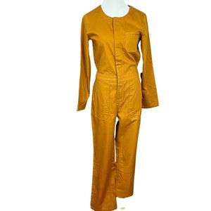 Roamers and Seekers Dijon Embroidered Coveralls Jumpsuit S